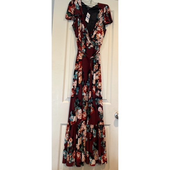INC International Concepts Dresses & Skirts - INC Floral Maxi Wrap Dress - Size XL